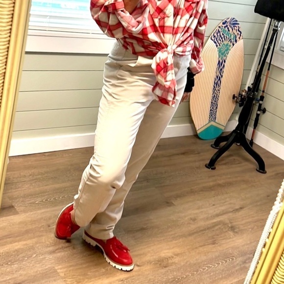 NWT (VTG)Eve, Jean Design Collection, Soft Cream Chinos,Size 10 Womans (32/30) - Picture 1 of 12